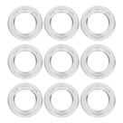 Aro Plástico Argola Multiuso Incolor 3,5cm Espessura 4mm 100 Unidades