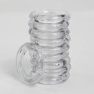 Aro Plástico Argola Pequena 2,3cm Incolor Para Artesanato Bijuteria 30 Unidades