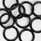 Aro Plástico Preto 3,5cm 4mm de Espessura Para Artesanato 50 Unidades Aro Plástico Preto 3,5cm 4mm de Espessura Para Artesanato 50 Unidades