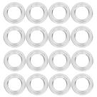 Aro Plástico Transparente 2,7cm Espessura 4mm Para Artesanato 100 Unidades