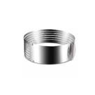 Aro Redondo de Camadas Regulavél de Inox - 1 un - 10 cm - GoldPan Formas