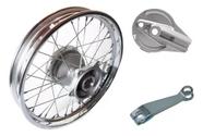 Aro Roda Traseira 17x215 Montada Para Bros 150 2014 Espelho