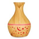 Aromatizador Difusor Ambiente Ultrassônico Estrelado Led - Madeira Claro