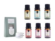Aromatizador Elétrico Com 6 Essências 10Ml Via Aroma Aromatizador Elétrico Com 6 Essências 10Ml Via Aroma