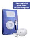 Aromatizador Elétrico Via Aroma USB Branco Difusor Portátil de Óleos Essenciais Silencioso Compacto
