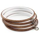 Aros de bordado joybest, madeira imitada redonda de 6 polegadas, 4 peças