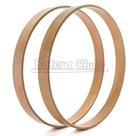 Aros de Madeira para Bumbo 18 EdBatuk Drums com Borracha Protetora de Aro para o Pedal (Par)