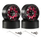 Aros de roda Beadlock WLYEJEA de 1,9 polegadas para carro RC Crawler 1/10