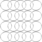 Aros Metálicos para Artesanato BetterJonny 15 cm Prata 20 Unidades