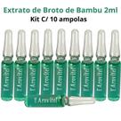Arovitel Broto De Bambu 2ml -kit 10 Ampolas Nutrição Intensa