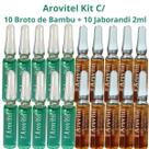 Arovitel Broto De Bambu e Jaborandi 2ml Kit C/ 10 de cada
