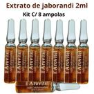 Arovitel Extrato De Jaborandi 2 Ml - Kit C/ 8 Ampolas