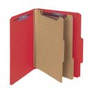 Arquivo de classificação Folder Smead com fixadores SafeShield Red