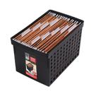 Arquivo médio preto para pastas suspensas - 70122 - Ordene Arquivo médio preto para pastas suspensas - 70122 - Ordene