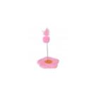 Arranhador brinquedo flor com mola