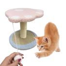 Arranhador De Gatos C/ Brinquedo Poste Sisal Natural Decorativo Arranhador De Gatos C/ Brinquedo Poste Sisal Natural Decorativo