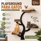 Arranhador de Parede para Gatos Reforçado Playground Felino MDF Premium Miaular