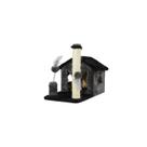 Arranhador Gato Casinha Sem Rede Brinquedo e Poste Sisal - MIUPET