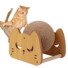 Arranhador Gato Pet Bolinha Sisal Rasqueavel Relaxante Anti Estresse Confortavel Animais Estimaçao Petshop Casa