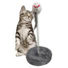 Arranhador Gato Pet Felino Mola Ratinho Guizo Animal de Estimaçao Brinquedo Interativo Entretenimento Lazer Diversao