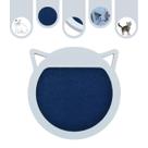 Arranhador Gato Piso Parede modelo Garfield Branco - Azul