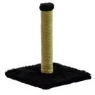 Arranhador Gato Preto Brinquedo Cat Com Mini Poste 35cm