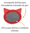 Arranhador gato super cat relax pop furacaopet - vermelho