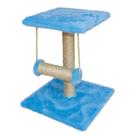 Arranhador para Gato 30cm Modelo com Balanço Azul Lilies Móveis
