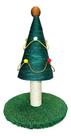 Arranhador Para Gatos Formato Árvore de Natal - com Corda de Sisal e Grama Sintetica na Base - Estrutura de Escalada