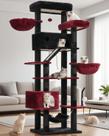 Arranhador para Gatos Gitelsnour Gothic 200 cm de Altura, Torre Grande para Gatos
