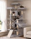 Arranhador para Gatos Hey-brother XL 180 cm Torre Multinível Cinza