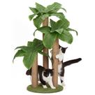 Arranhador para gatos LEMONDA 80 cm com 3 bastões para arranhar e brinquedos