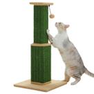 Arranhador para Gatos PAWZ Road 81 cm de Altura Carpete Verde
