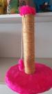 Arranhador Para Gatos Poste Sisal Brinquedo Com Bolinha Pet