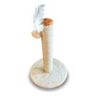 Arranhador Para Gatos Redondo Poste Com Brinquedo Pet Sisal