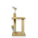 Arranhador para Gatos Sisal Plataforma 2 Andares com Brinquedo