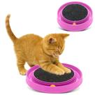 Arranhador Redondo Gato Bolinha Brinquedo Felino Grande Rosa