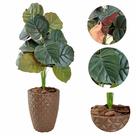 Arranjo Artificial Caladium Alocacia com Vaso Polietileno