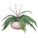 Arranjo Com Vaso Grande Flores Samambaia Renda Verde Real Arranjo Com Vaso Grande Flores Samambaia Renda Verde Real