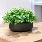 Arranjo de Eucaliptos Artificiais em Vaso Verde Fosco