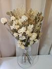 Arranjo de flores secas decoracao- elegancia premium 45 cm