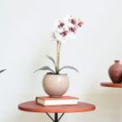 Arranjo de Orquídea Artificial Tigre no Vaso Fendi Formosinha