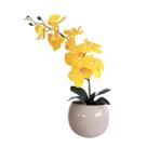 Arranjo De Orquídeas Artificiais Para sala mesa No Vaso