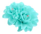 Arranjo Enfeite Cabelo Noiva Flor Pano Strass Dama Debutante