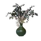 Arranjo Eucalipto Planta Artificial Vaso Cerâmica Decoração