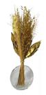 Arranjo Floral Dourado Desidratado Decoração Presente