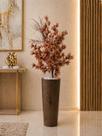 Arranjo Floral Premium de Magnólias Outonadas em Tons Terrosos para Decoração Elegante