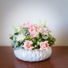 Arranjo Gérbera Rosa e Rosê Arranjo Gérbera Rosa e Rosê