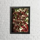 Arranjo no Quadro Flores Secas Chuvisco 21x30