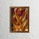 Arranjo no Quadro Flores Secas Eucalipto 21x30 Arranjo no Quadro Flores Secas Eucalipto 21x30